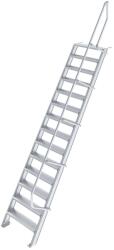 KRAUSE LÉPCSŐ (KÖNNYŰFÉM), 14 FOKOS 0, 8 M, 60° (823434)