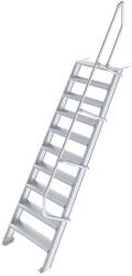 KRAUSE LÉPCSŐ (KÖNNYŰFÉM), 9 FOKOS 0, 8 M, 60° (823380)