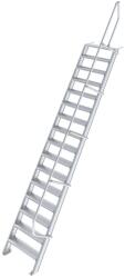 KRAUSE LÉPCSŐ (KÖNNYŰFÉM), 16 FOKOS 1, 0 M, 60° (823656)