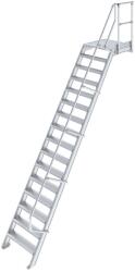 KRAUSE LÉPCSŐ DOBOGÓVAL (KÖNNYŰFÉM) 16 FOKOS 0, 6 M, 60° (825056) - profiletra