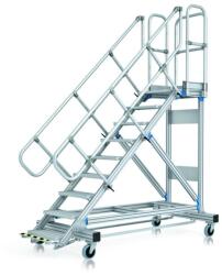 ZARGES Gurulós dobogós lépcső ZARGES ERGO Stop-pal 1750_60°_1000 (ZARGES_40255116) - profiletra