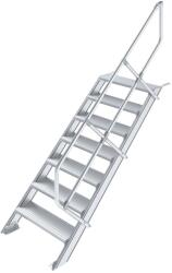 KRAUSE LÉPCSŐ (KÖNNYŰFÉM), 7 FOKOS 0, 8 M, 45° (822567)