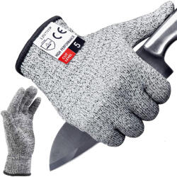 Linovit Manusi Protectie Anti-Taiere, Profesionale, nivel 5 anti-taiere, marime XL (m3)