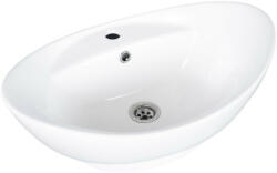 Eros GONDOLA - PULTRA ültethető - Top Counter - porcelán mosdó - 59 x 39 x 21 cm (E-6048A) - watermarkt