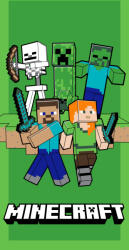  Minecraft Attack fürdőlepedő, strand törölköző 70x140cm (Fast Dry) (JFK145099) - eking