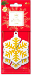 AROMA Car 3D Home Snowflake Gold