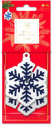 AROMA Car 3D Home Snowflake Navy Blue