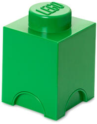LEGO® Cutie de depozitare LEGO 1 verde închis pentru jucarii si piese (40011734)