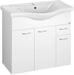 SAPHO Keramia Fresh - Dulap de chiuvetă 75x74x35 cm, alb 50082A (50082A)