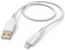 Hama Cablu Date si Incarcare Hama Flexible USB-A Lightning 1.5m Alb (201568)