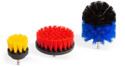 MNC Set Perii MNC Curatare Auto Bormasina 3 Bucati Detailing Jante Tapiterie Prindere Hexagonala Multicolor (GLB_55681)