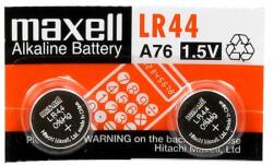 Maxell LR44 gombelem (10 db, 1, 5V, alkáli) (11717000)