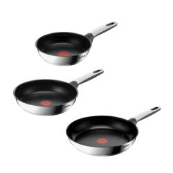 Tefal Serpenyő készlet Tefal Emotion+ 20, 24, 28 cm E327S355 (E327S355)