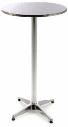 Garthen Masă de bar rotundă 110 cm - argintiu, reglabilă (SC00064)