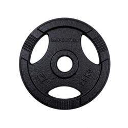 inSPORTline Greutate olimpică din fontă inSPORTline Hamerton Negru 25 kg, 50 mm (30785)