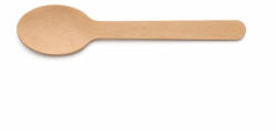  Evőkanál, fa, egyszer használatos, 16 cm, 100 db (KHMU309) - tutitinta