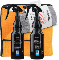 ADBL Synthetic Spray Wax 0, 5L & Hybrid Glass Cleaner 0, 5L- Vízlepergető csomag kiegészítőkkel