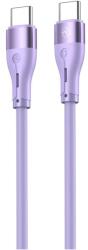 Tellur Cablu silicon Tellur Type-C to Type-C, 3A, PD60W, 1m, Mov (TLL155531) - evomag