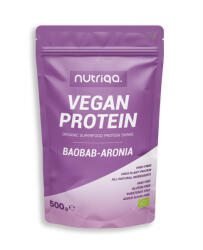 Nutriqa Bio vegán baobab-arónia protein shake - 500 g