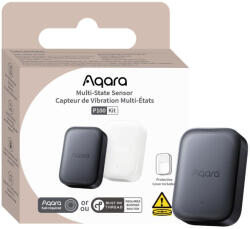 Aqara P100 Multi-State Sensor - ajtó- és ablak nyitás érzékelő, rezgés és dőlésszög szenzorral, Zigbee, Thread, szürke (VB-S03D) (VB-S03D)