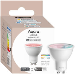 Aqara T2 LED - RGB CCT LED izzó (fehér + színes), állítható színhőmérsékletű, dimmelhető, Zigbee, Thread, GU10 (LB-L03D) (LB-L03D)
