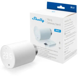 Shelly BLU TRV - radiátor termoszelep, Bluetooth, Zigbee + Wi-Fi-Bluetooth átjáró (FG3800235264980)