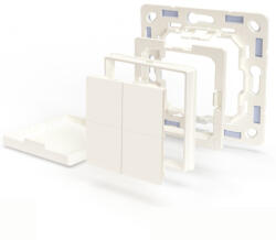 Shelly BLU Wall Switch 4 - adapter, Legrand és Shelly kerethez (FG3800235266953)