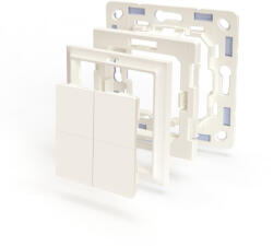 Shelly BLU Wall Switch 4 - adapter, Gira és Merten kerethez (FG3800235266922)
