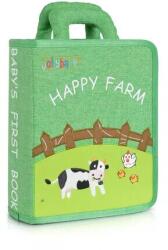  MONTESSORI foglalkoztató könyv textilből Happy Farm