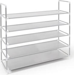 Caerus Capital Raft pentru 20 perechi pantofi cu 5 niveluri Extensibil Alb (10019128-49) Pantofar