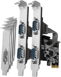 AXAGON PCI-Express card with four serial ports (PCEA-S4N)