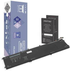 mitsu Acumulator Laptop MITSU Dell XPS 15 9550, 6GTPY 6000 mAh (69 Wh) 11.55 Volt (BC/DE-XPS15-6GTPY)