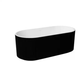 Besco Cada freestanding Besco Giuliana 170x78 cm alb-negru (WASB-170GCZ)
