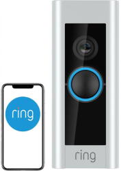 Ring Wideodomofon Video Doorbell Pro, Ring, wireless, Full HD, argintiu, montaj natynkowy (B08M125RNW)