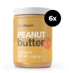 GymBeam Фъстъчено масло 6 x 1000 g хрупкав