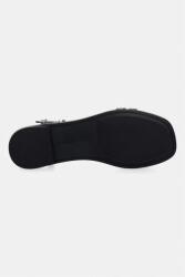 Tommy Hilfiger сандали дамски от кожа FLAT SANDAL STITCHING (FW0FW09215)