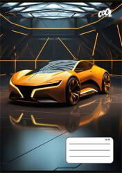 Victoria Füzet, tűzött, A5, vonalas, 32 lap, 2. osztály, COOL BY VICTORIA "Future Cars", "16-32 (ISVFC110) - patronbolt