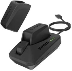Sram eTap Powerpack akkumulátor töltő és 2db akkumulátor, fekete