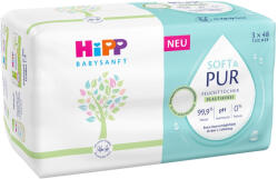 HiPP Babysanft Soft & Pure nedves törlőkendő 3x48 db (DA90024)