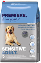 PREMIERE Sensitive száraz kutyaeledel adult lazac&rizs 12, 5kg