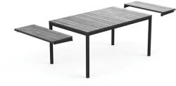 Keter PORTO NOVA EXTENDABLE 160-240 MŰANYAG KERTI ASZTAL - viharszürke/grafit (271544)