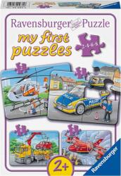 Ravensburger Puzzle Set 4 Buc Vehicule De Urgenta, 2/4/6/8 Piese - Ravensburger (rvspc05631) Puzzle