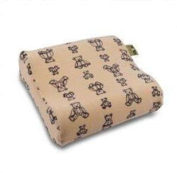 Mollin Memory Minimal gyermek memóriahabos párna plüss huzattal - 28 × 30 cm
