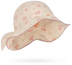 Konges Sløjd gyerek kalap ELIN BOW SUN HAT GOTS - bézs 12-18 hónapos