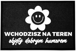 TabPrint Lábtörlő 40 X 60 Kényelmes Nyomtatás Vicces Csúszásgátló Fekete (WYCIERACZKA WEJŚCIOWA DZWONEK? MOŻE ZADZIAŁA.)