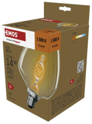 EMOS Z59D01 LED izzó DECO S123 / E27 / 3, 5 W (14 W) / 130 lm / flame (1525813200)
