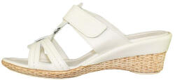 Nicolis Papuci dama, Nicolis, 60663-Bej, casual, piele naturala, cu platforma, bej (Marime: 40)