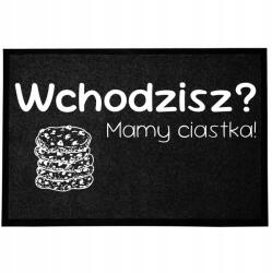 TabPrint Lábtörlő Bejárati Monokróm 40X60 Divatos Nyomtatás Ajándék Fekete Dekoráció (WYCIERACZKA MODNA NADRUK CZARNA HIT MONOCHROM)