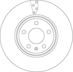 TRW Disc frana fata- PS TRW DF4866S (DF4866S)