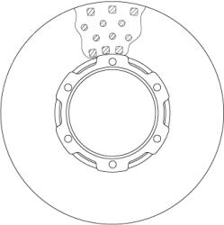 TRW Disc frana spate TRW DF6190BS (DF6190BS)